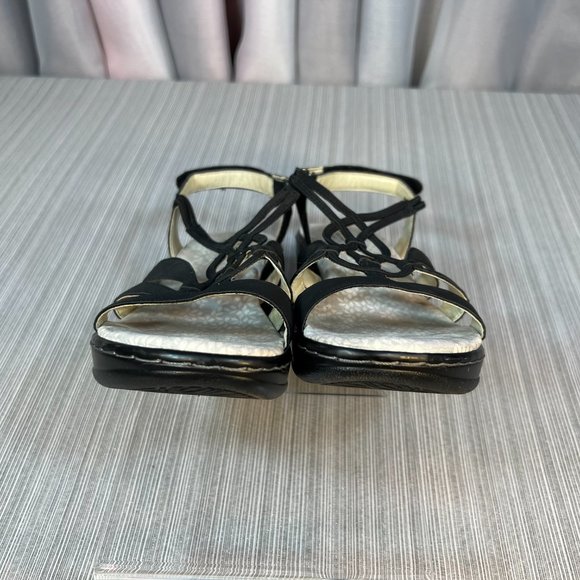 JBU by Jambu Gigi Wedge Sandals, Black 7.5 - Picture 9 of 13